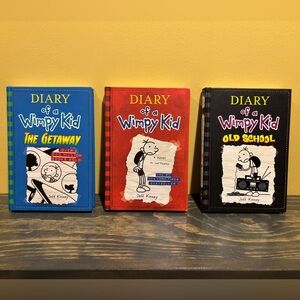 3 Diary Of A Wimpy Kid Hardcover Graphic Novel Books like new